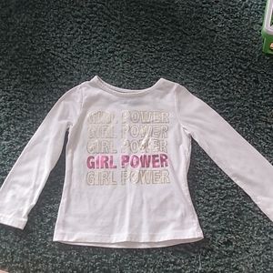 Girls girl power shirt